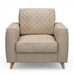 Kendall armchair washed cotton natural