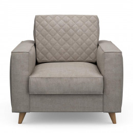 Kendall armchair washed cotton stone