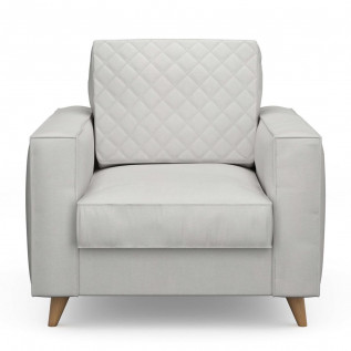 Kendall armchair washed cotton ash grey