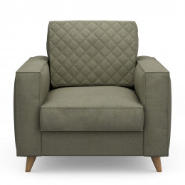 Kendall armchair oxford weave forest green