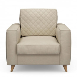 Kendall armchair oxford weave flanders flax