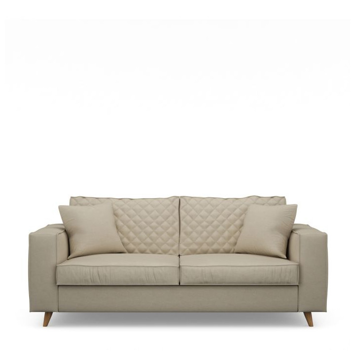 Kendall sofa 2 5 seater oxford weave flanders flax