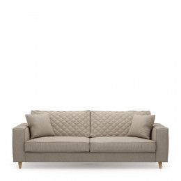 Kendall sofa 3 5 seater oxford weave anvers flax