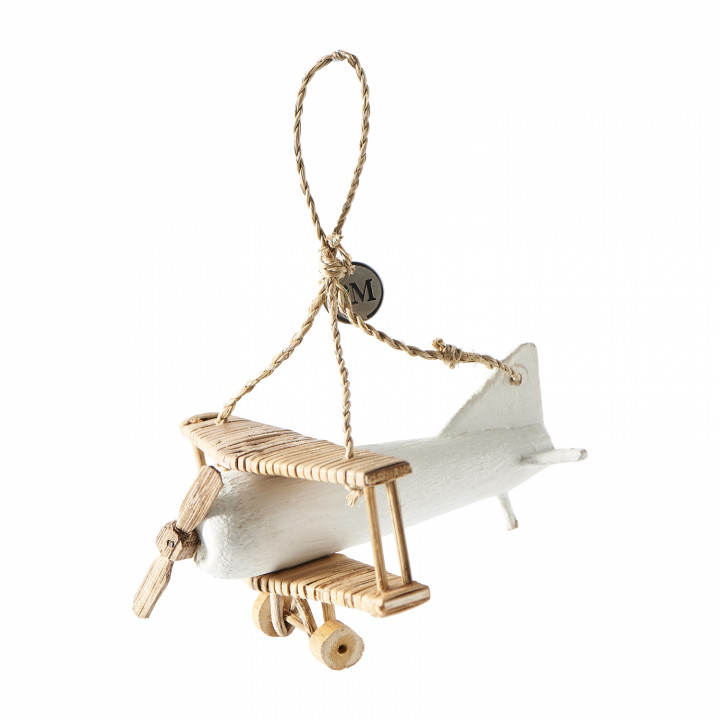 Rr double decker plane ornament