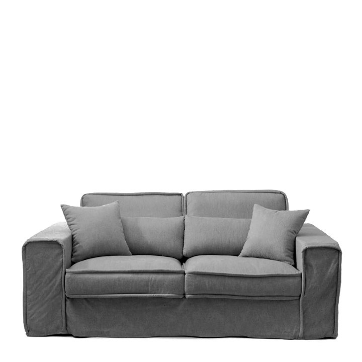 Metropolis sofa 2 5 seater oxford weave classic charcoal