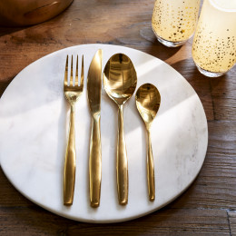 Classic rm cutlery soft gold 4 pcs