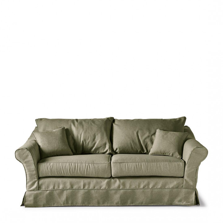 Bond street sofa 2 5 seater oxford weave forest green