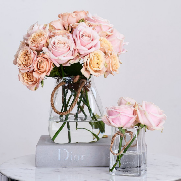 Mode florale bag vase m