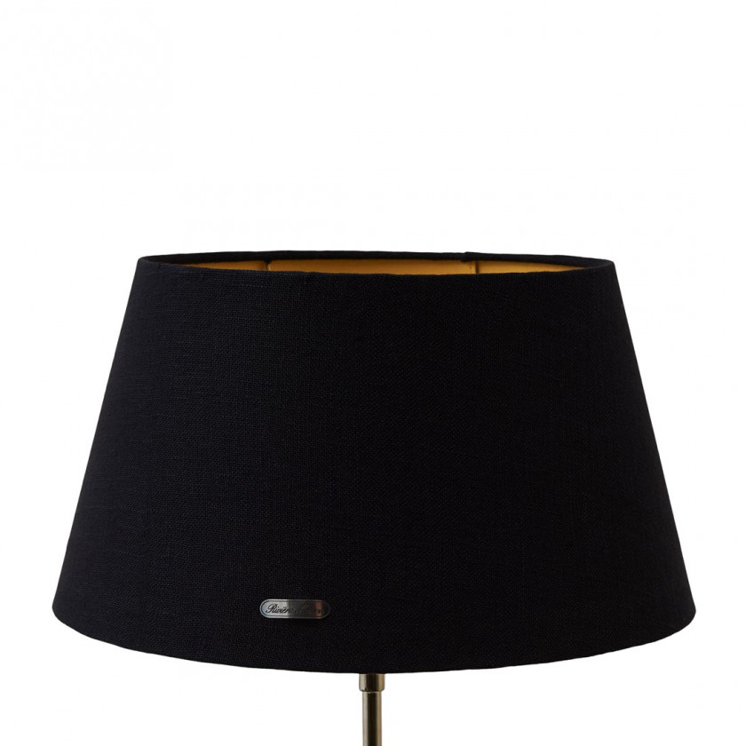 Chic Lampshade bl/gld 28x38