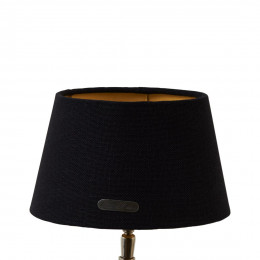 Chique lampshade bl gld 15x20