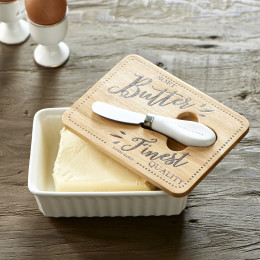 Finest quality butter dish