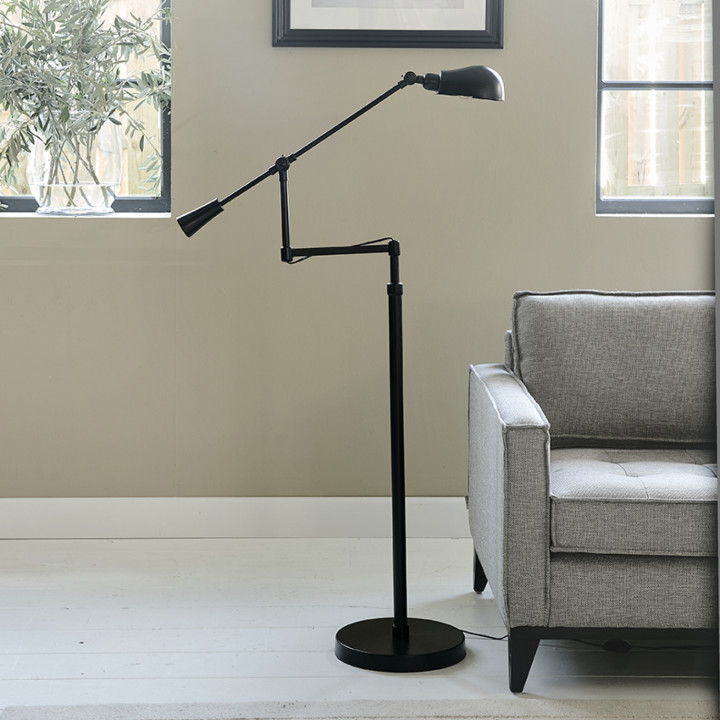 New york floor lamp black
