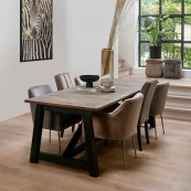 Hudson dining table extendable