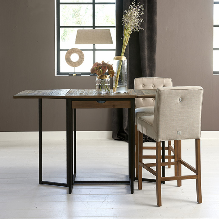 Shelter island folding bar table