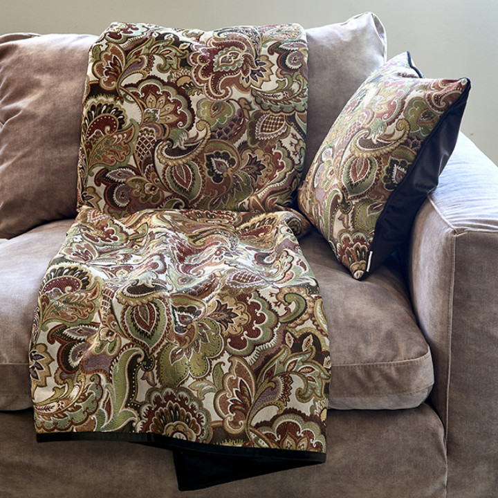 Nomade paisley throw 180x130