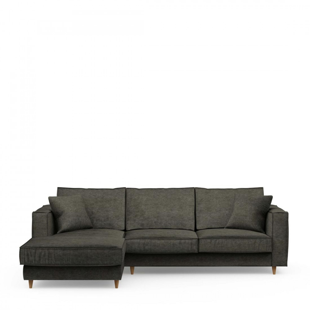 Kendall Sofa With Chaise Longue Left Velvet Shadow Rathwood Kendall Sofa With Chaise Longue Left, Sectional Sofas Kendale Sleeper Sofa With Storage Chaise