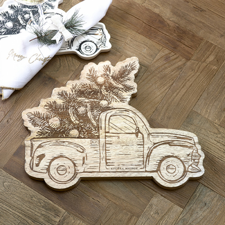 Merry christmas car chopping board