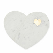 Magic marble heart serving plate
