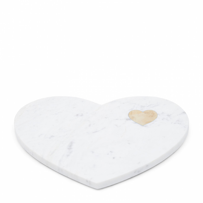 Magic Marble Heart Serving Plate
