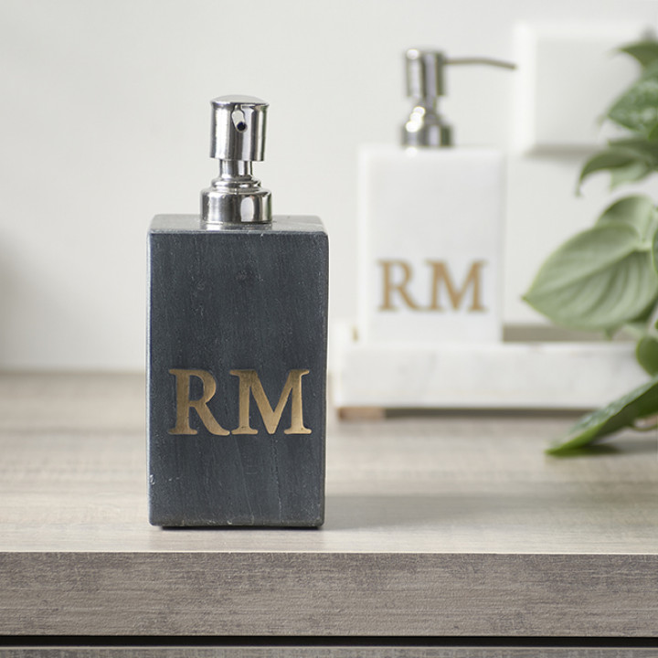 Magic marble soap dispenser black
