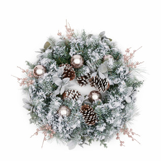 Merry everything christmas wreath 60cm