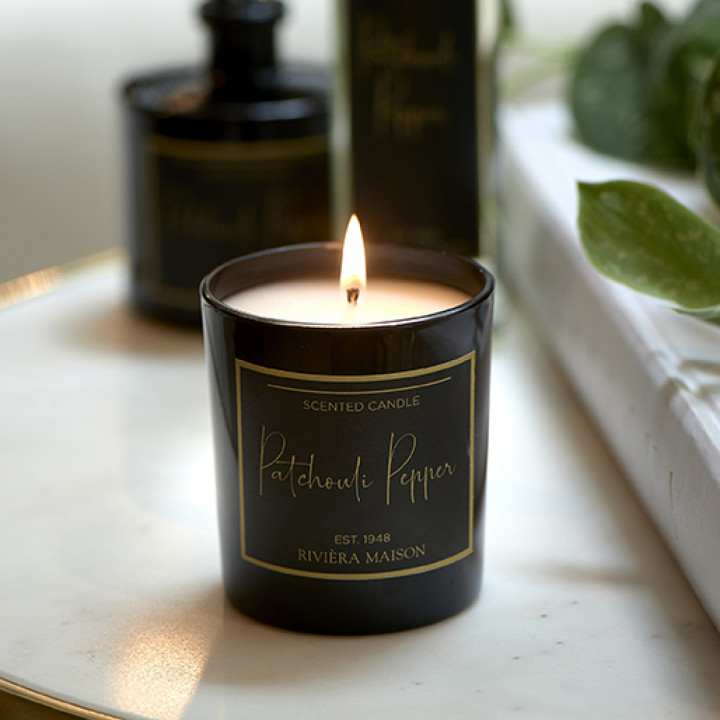 Rm patchouli pepper scented candle