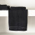Rm elegant guest towel black 50x30