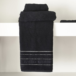 Rm elegant towel black 100x50
