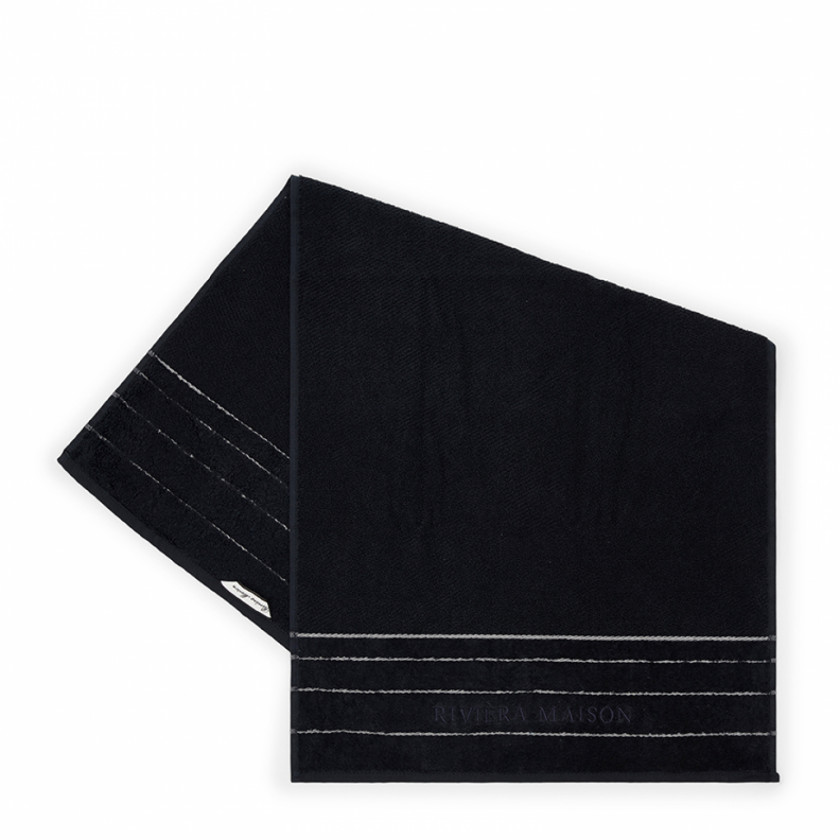 RM Elegant Towel black 100x50