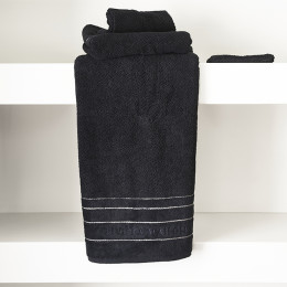Rm elegant towel black 140x70
