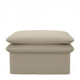 Continental footstool oxford weave flanders flax