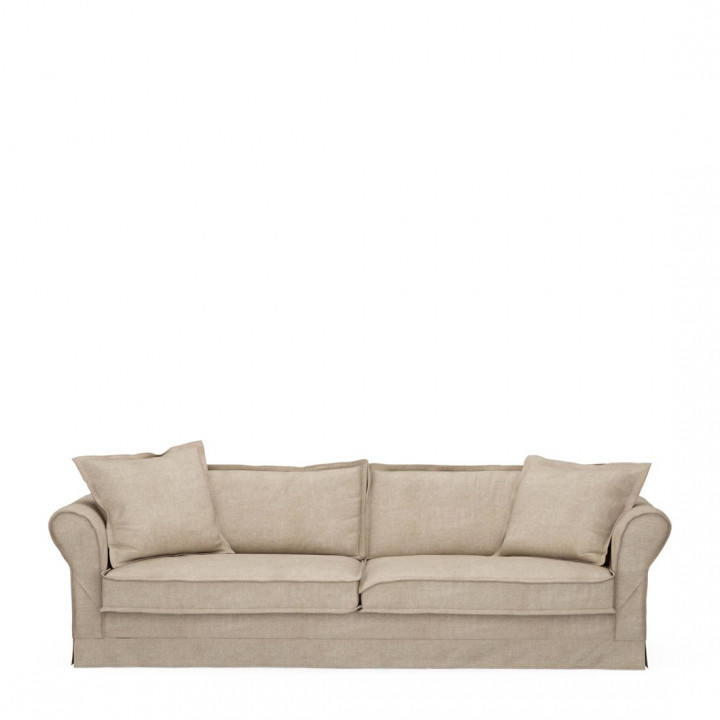 Carlton sofa 3 5 seater washed cotton natural