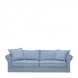 Carlton sofa 3 5 seater washed cotton ice blue