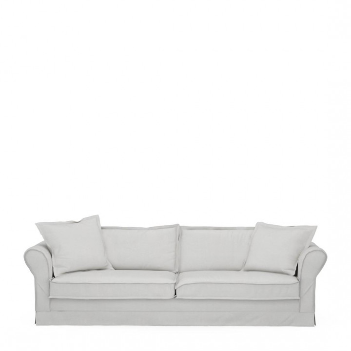 Carlton sofa 3 5 seater washed cotton ash grey