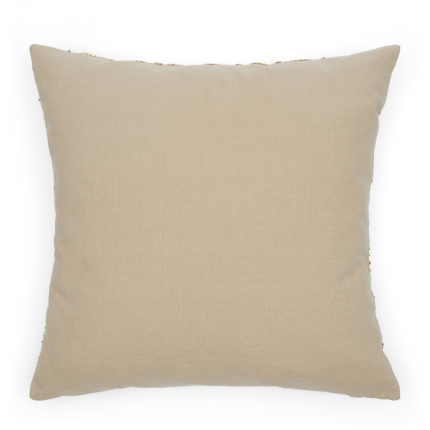 Enchanting Beaded Pillow Cover - 50x50cm