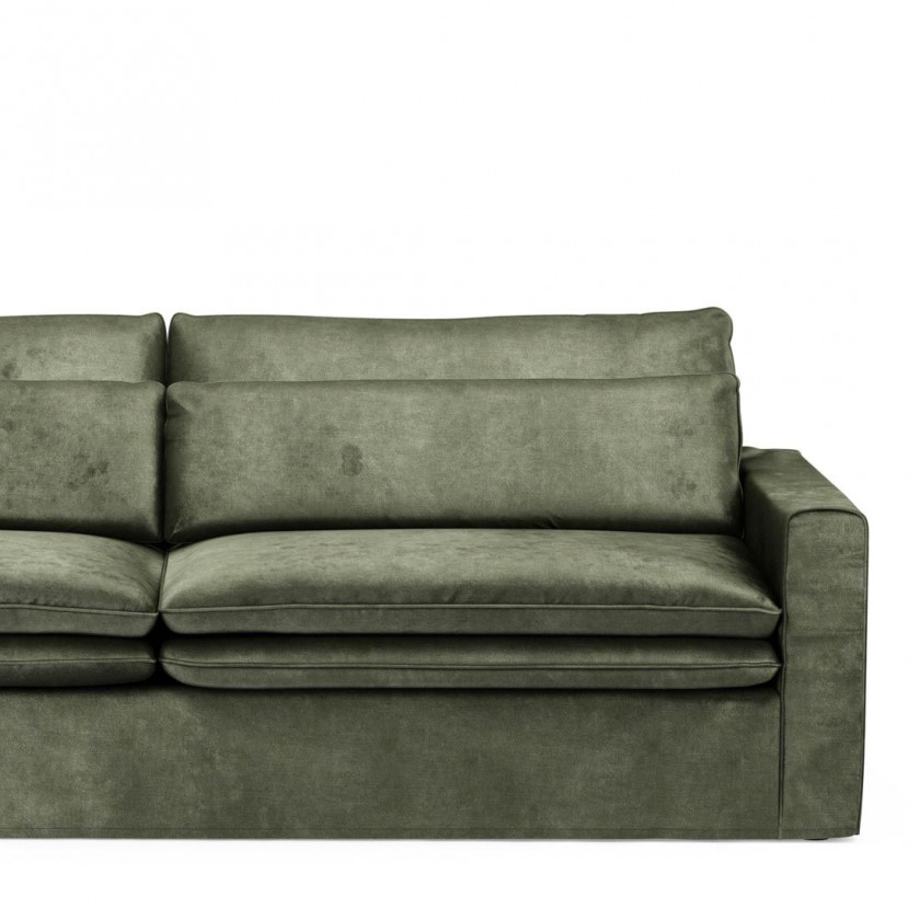 Continental Sofa 3,5 Seater, velvet, ivy