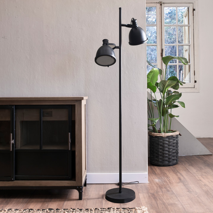 Harlem floor lamp black