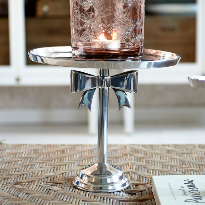Classic bow cake stand l