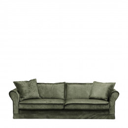 Carlton sofa 3 5 seater velvet ivy