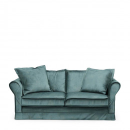 Carlton sofa 2 5 seater velvet mineral blue