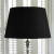 Loveable linen lampshade all black 35x45