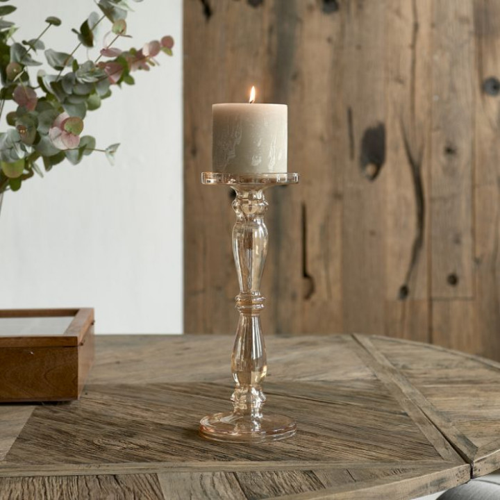 Sandila candle holder amber l