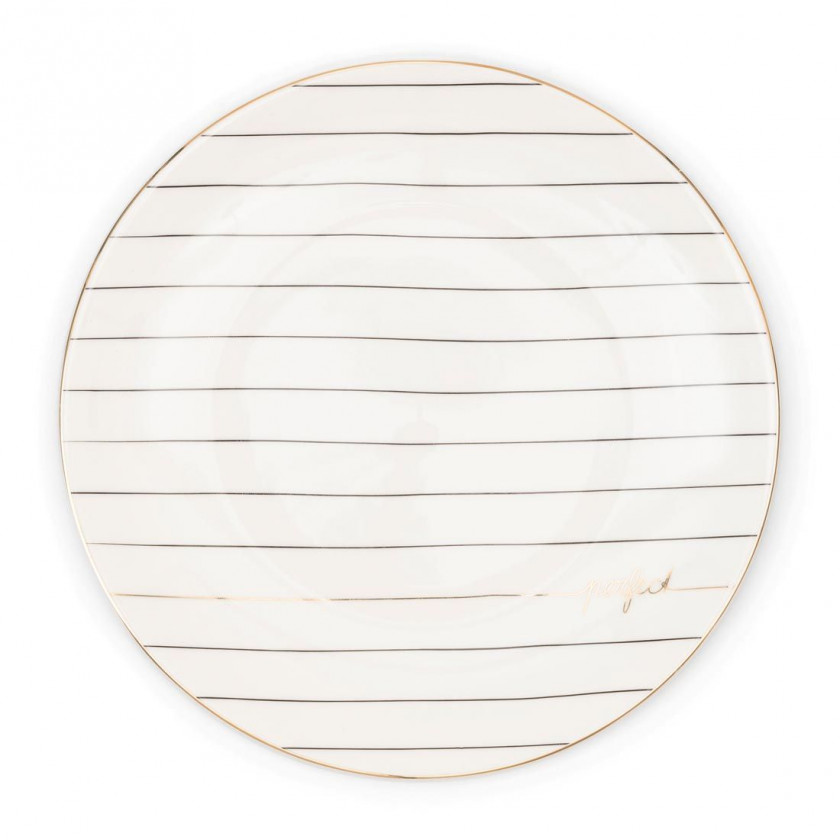 Dots & Stripes Perfect Dinner Plate