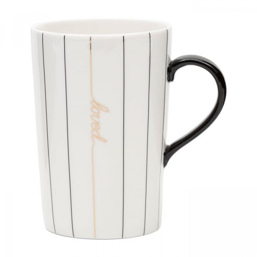 Dots & Stripes Loved Mug