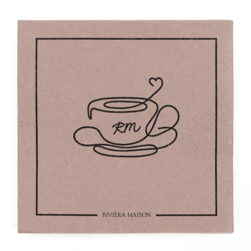 Paper Napkin Elegant Tea Cup