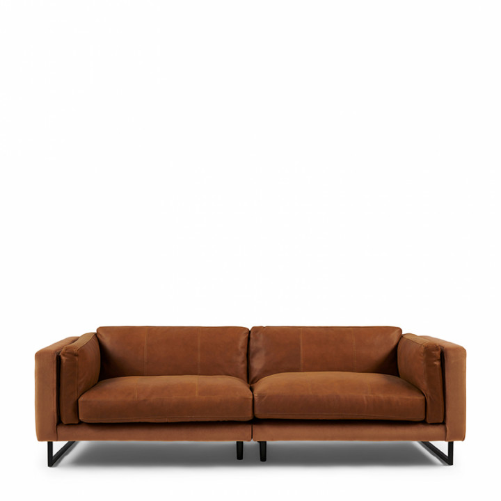 Biltmore 3 5 seater sofa leather cognac
