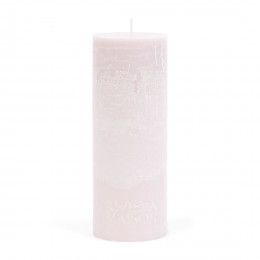 Pillar candle eco lila 7x18