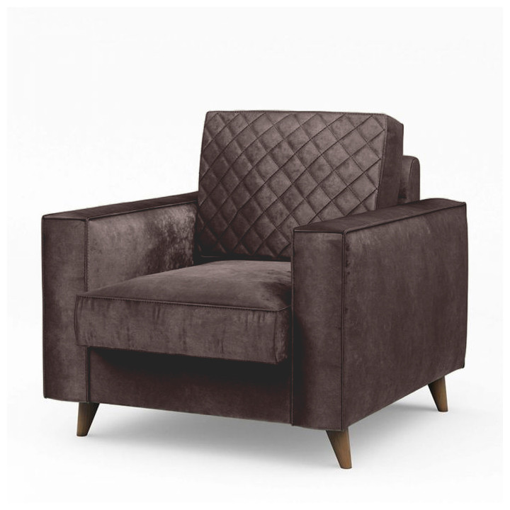 Kendall armchair velvet treasure taupe