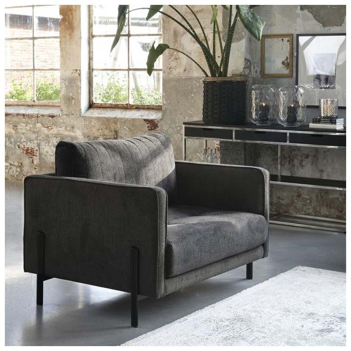 Bal harbour love seat celtic weave caviar