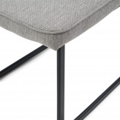 Clubhouse melane weave dining chair fog